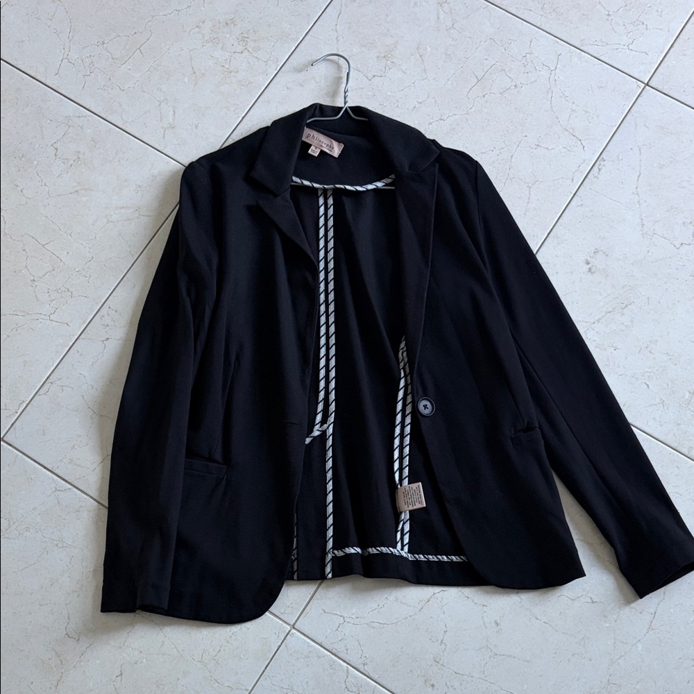 Philosophy Black Women's Blazer
